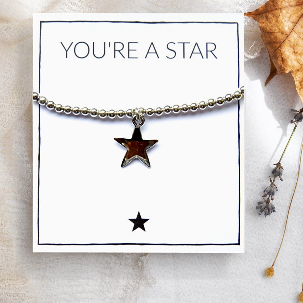 You're A Star Bracelet & Card | Perfect Gift
