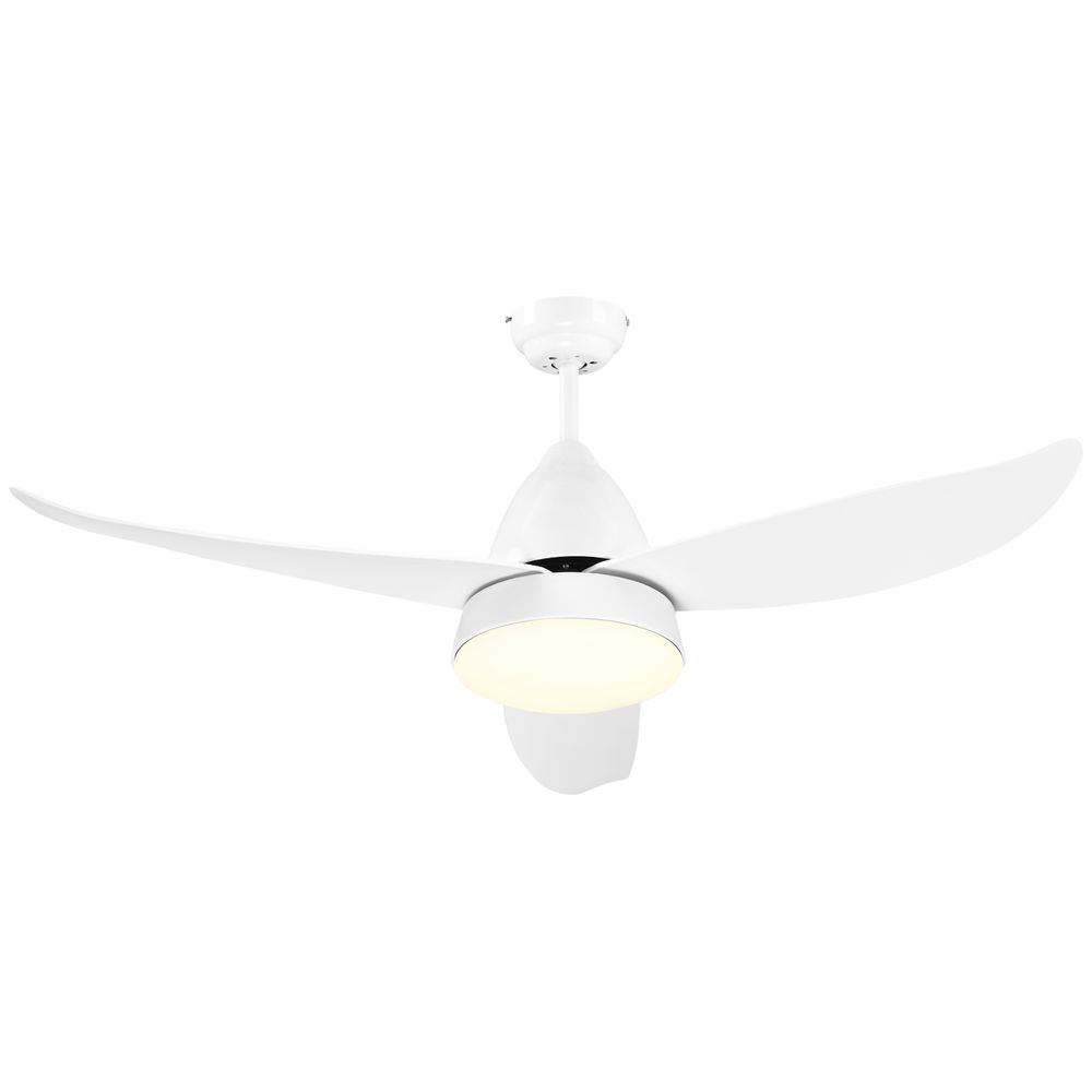 Premium Reversible Ceiling Fan: Remote Control, 3 Blades, LED Light - High Quality