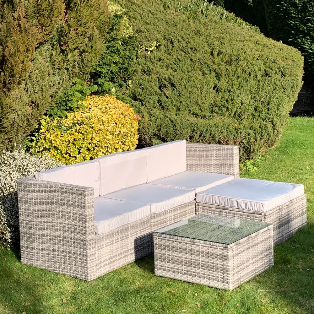 Premium Rattan 5Pc Sofa Set: Stylish, High-Quality Outdoor Furniture