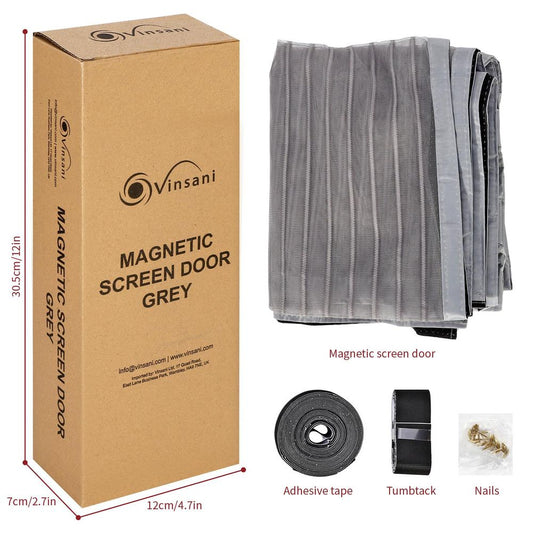 Premium Magnetic Screen Door - Keep Insects Out Effortlessly