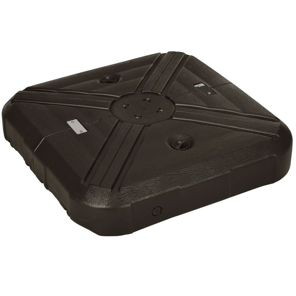 Premium Outsunny Cantilever Parasol Base Weights - Steel Cross Base & Wheels - High Quality