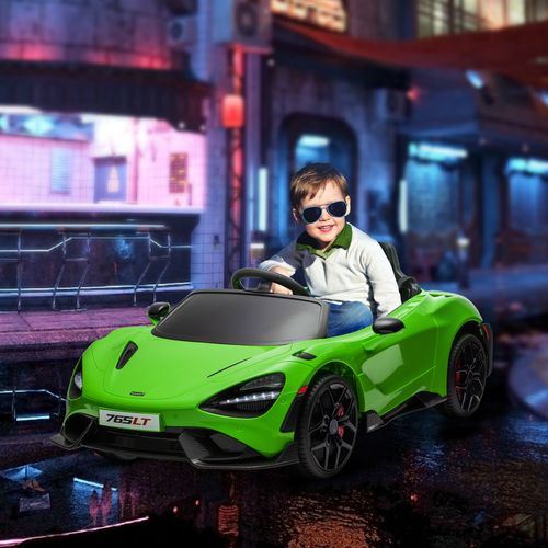 AIYAPLAY McLaren 765LT Licensed 12V Kids Ride on Car w/ MP3 Music