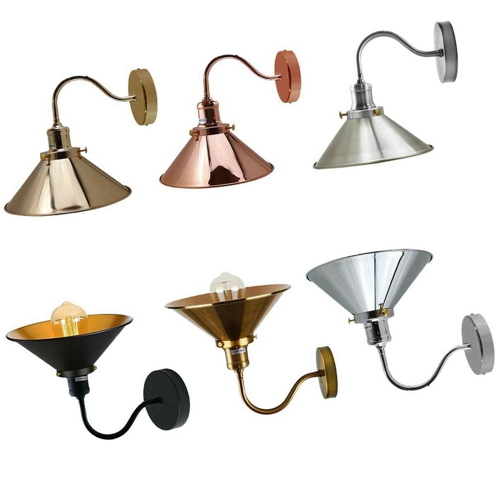 Vintage Industrial Wall Sconce Gooseneck Arm Indoor Lighting~1196
