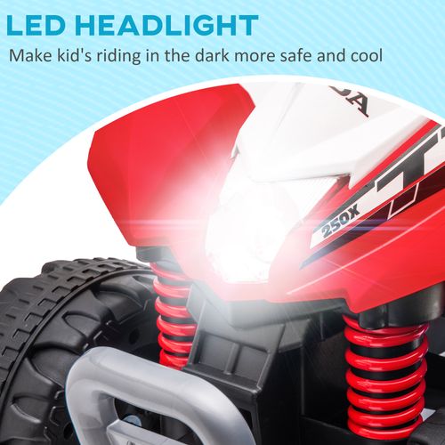 AIYAPLAY Honda Licensed Kids Electric Quad Bike 6V ATV 1.5-3 Years Red