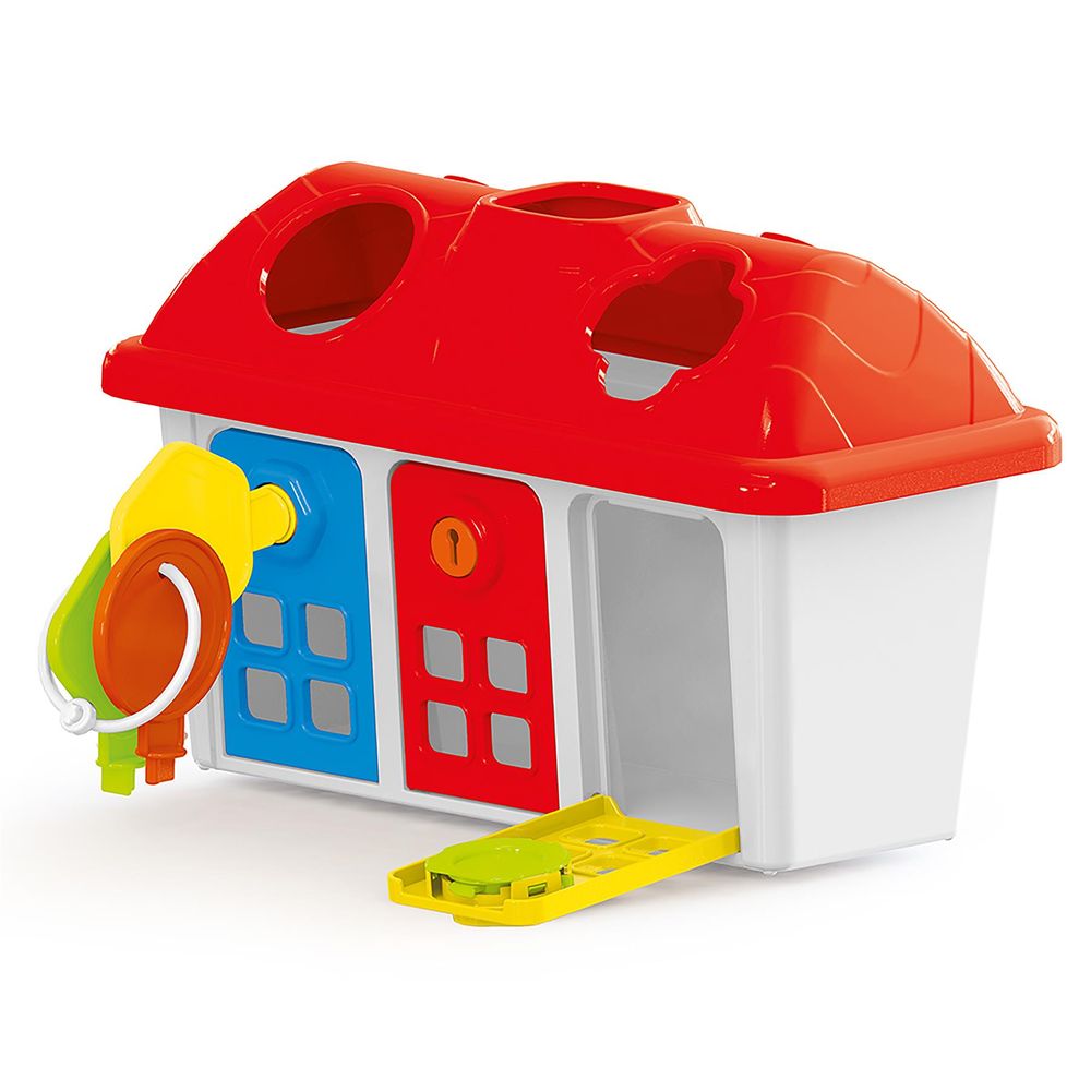 SOKA HAPPY HOUSE SHAPE SORTER: Promote sensory development & motor skills; Ideal gift for toddlers. Age: 12+ months. High quality.