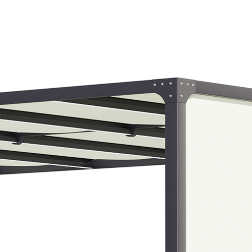 Outsunny 3 x 4m utdoor Garden Pergola with LED Lights
