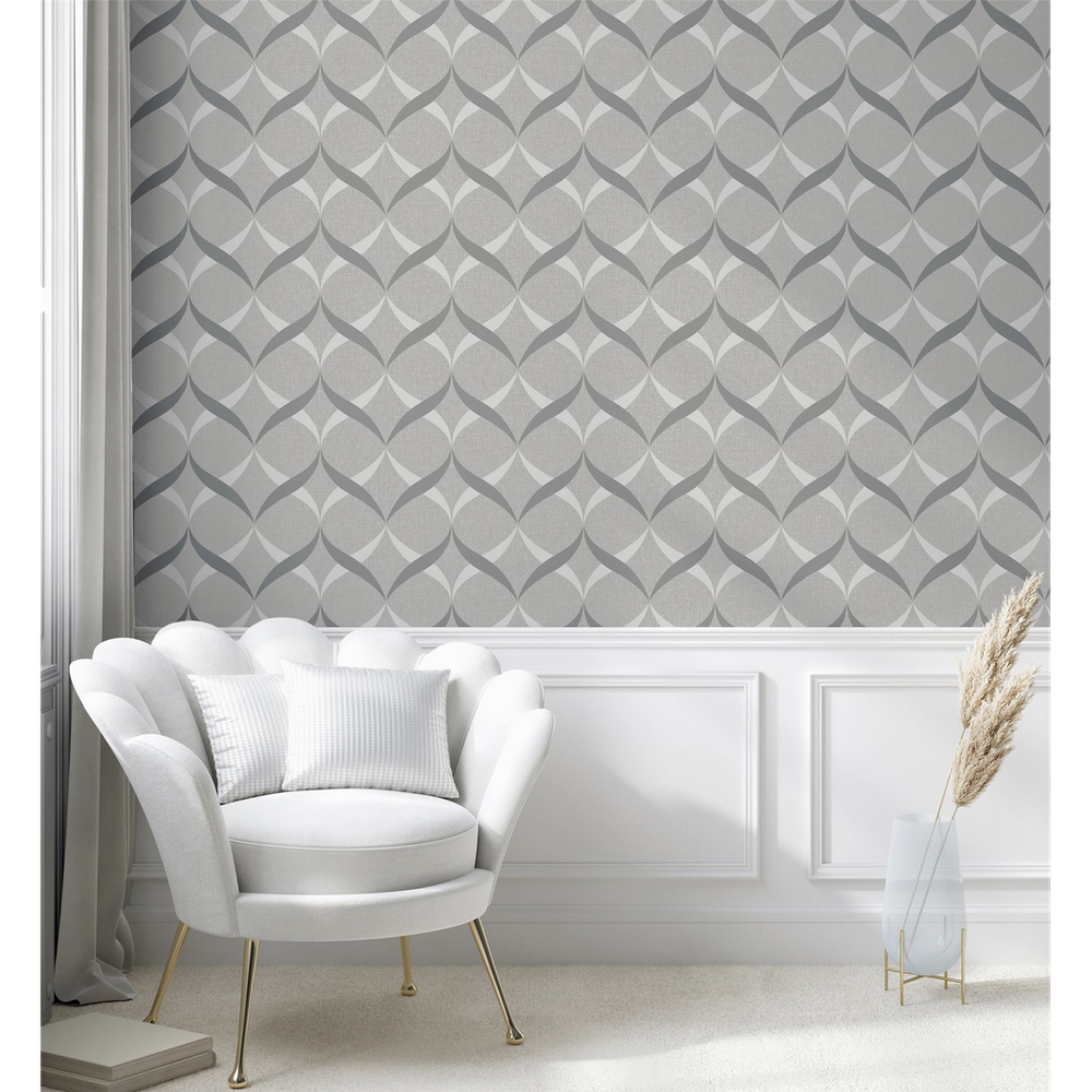 Premium Metallic Ogee Silver sw12 - Unmatched Quality & Detail