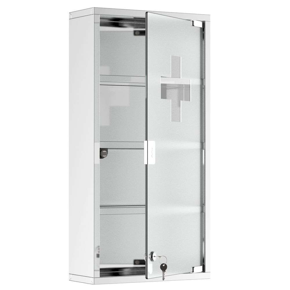 LED Illuminated Bathroom Infrared Sensor Mirror Dustproof 60x80x4CM HOMCOM