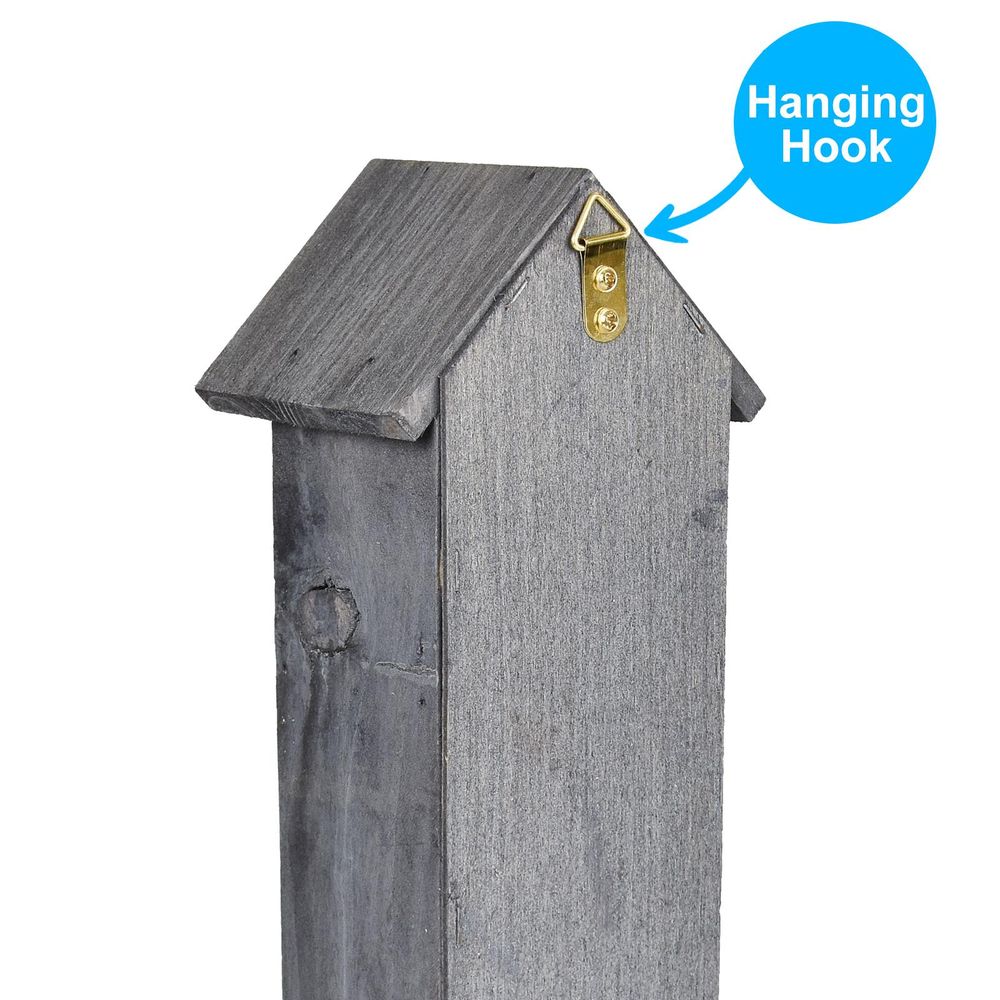 ASAB Deluxe 3 Storey Insect Hotel Grey