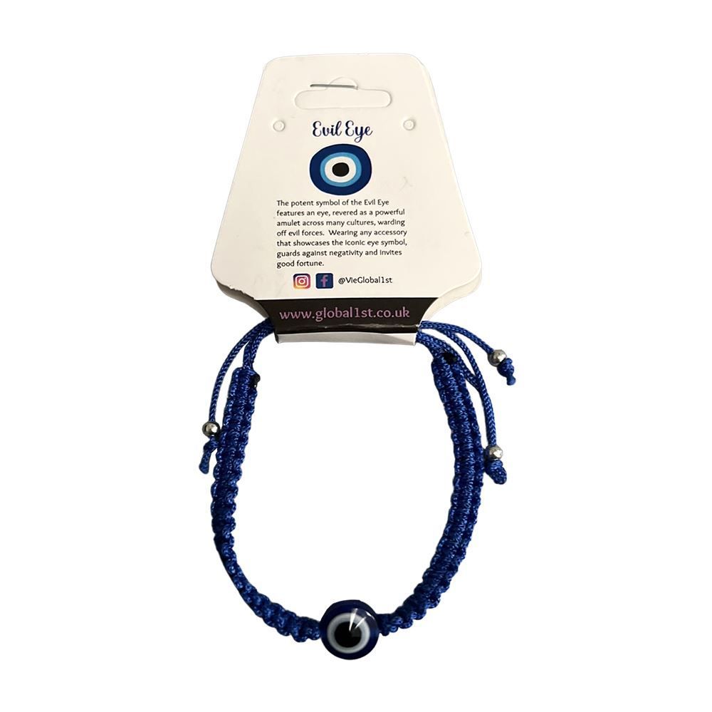 Evil Eye Ethnic Style Cotton Thread Bracelet