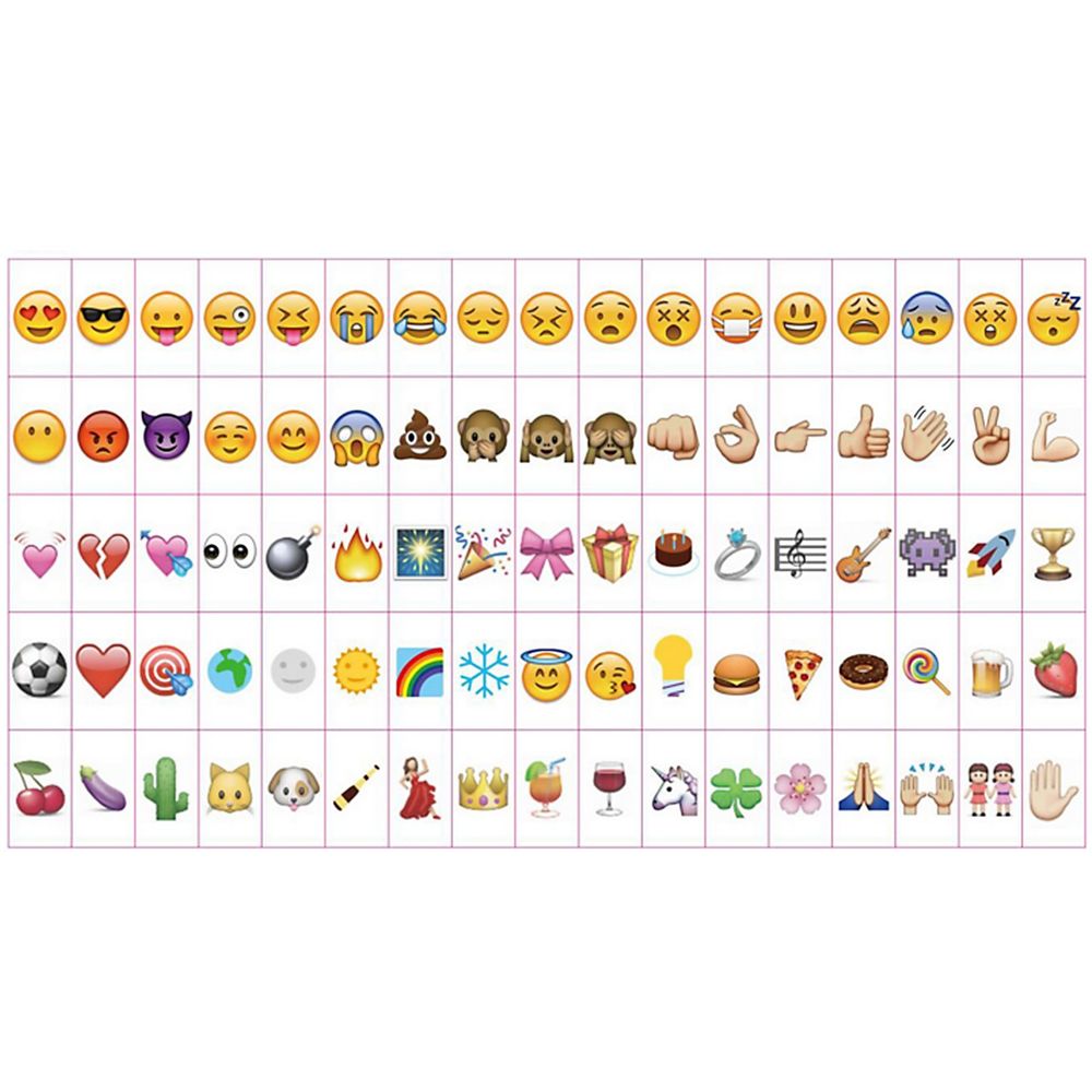 85pc Emoji Booster Pack | A4 Lightbox Accessories | Pukkr