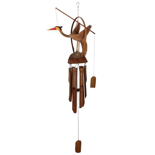 Nodding Bird Bamboo Windchime