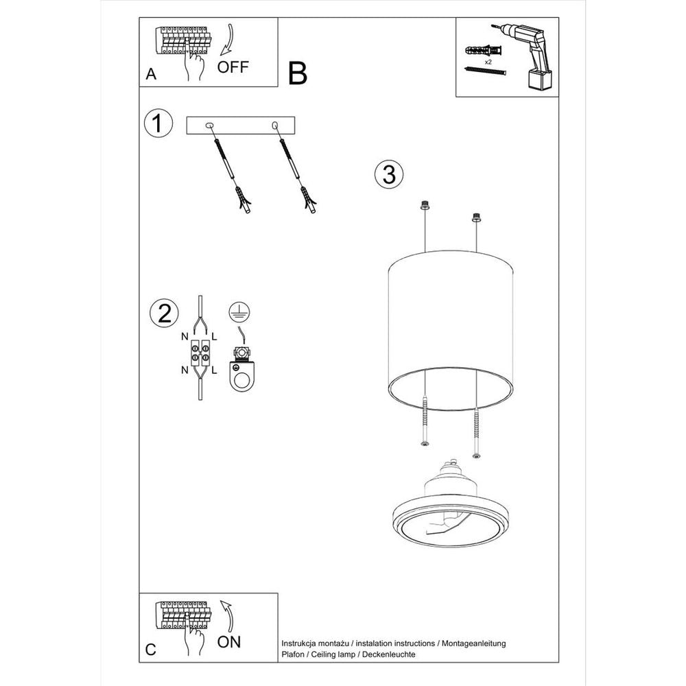 Premium Aluminum GU10 Ceiling Lamp - Modern Design, High Quality