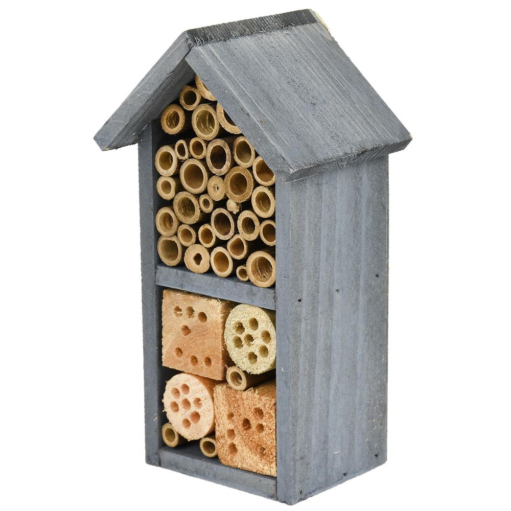 ASAB Deluxe 2 Storey Insect Hotel Grey