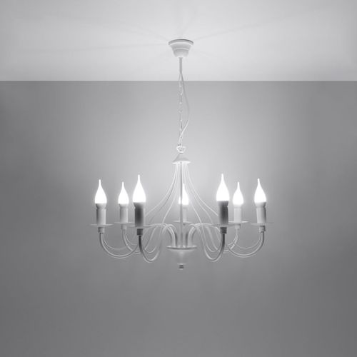 ثريا مينيرفا من الفولاذ بتصميم عصري E14