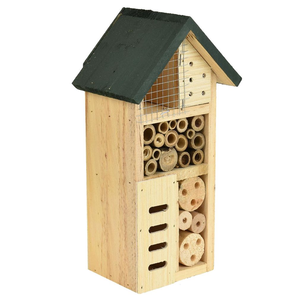 ASAB Insect Hotel Bug House Chalet Backyard Garden Outdoor Hanging Nesting