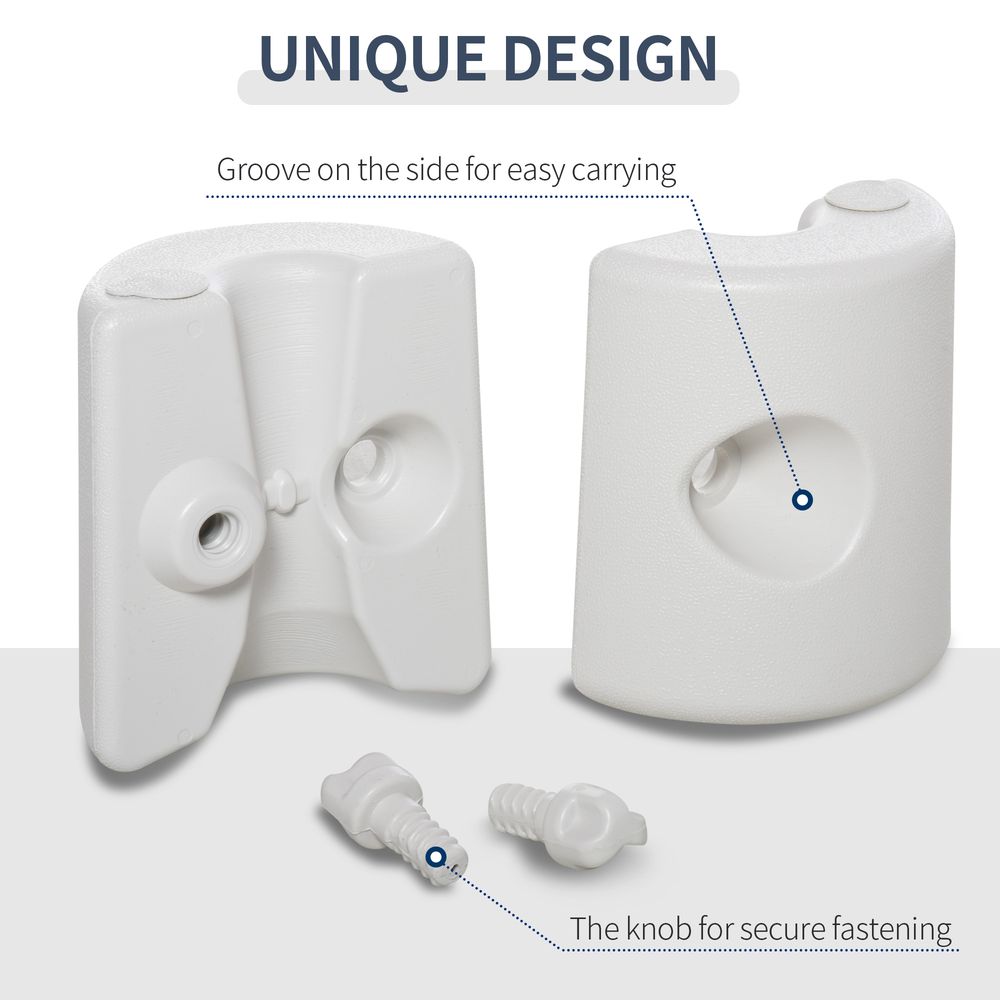 Secure Your Shelter with Tent Weight Base - Set of 4 Anchor Weights