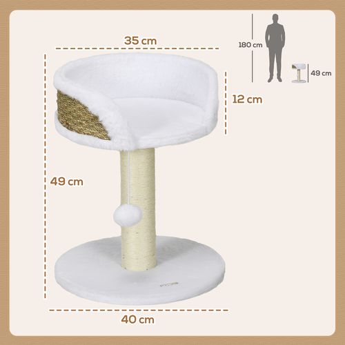 PawHut Cat Tree Tower Activity Centre with Scratching Posts
