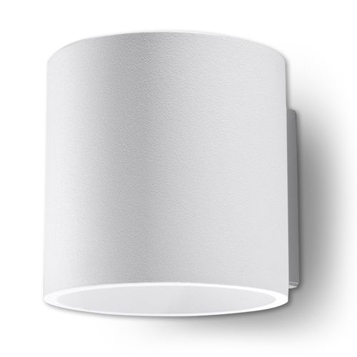 Wall Lamp ORBIS 1 White Round Shape Modern Loft Design LED G9