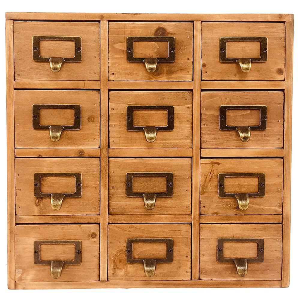 Storage Drawers (12 drawers) 35 x 15 x 34cm