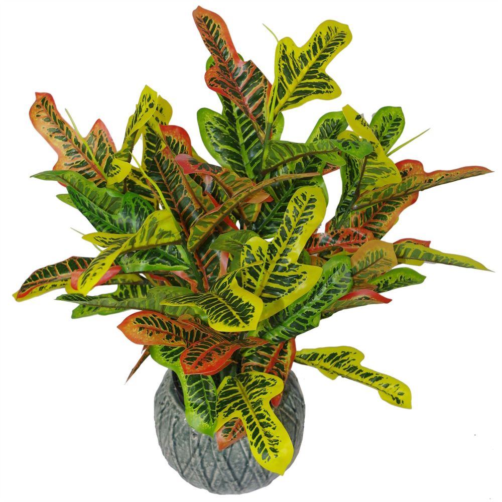 Premium 65cm Multicoloured Artificial Codiaeum House Plant
