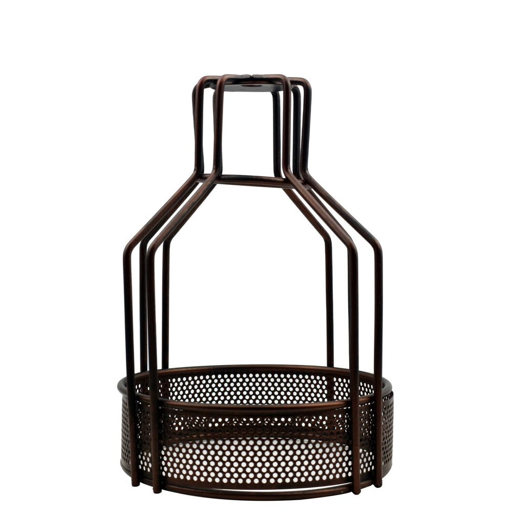 Vintage Industrial Wire Cage Wall Lamp Guard ~ Retro Light Shade ~ Home Lighting