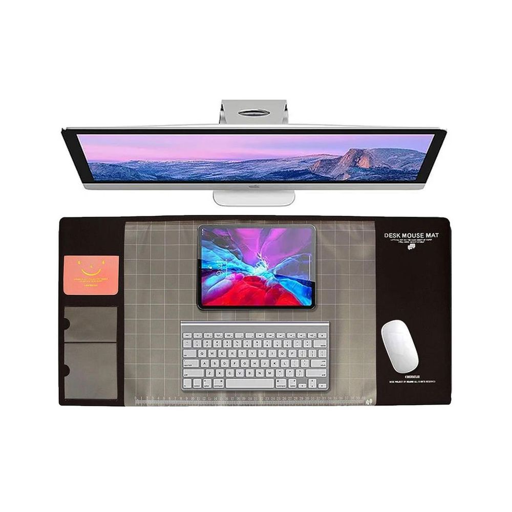 AQ Multifunctional & Eco-friendly Office Desk Mouse Mat - Brown