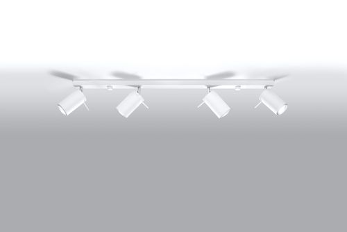 مصباح سقف RING 4L أبيض بأنبوب دوار بتصميم عصري (لوفت) GU10