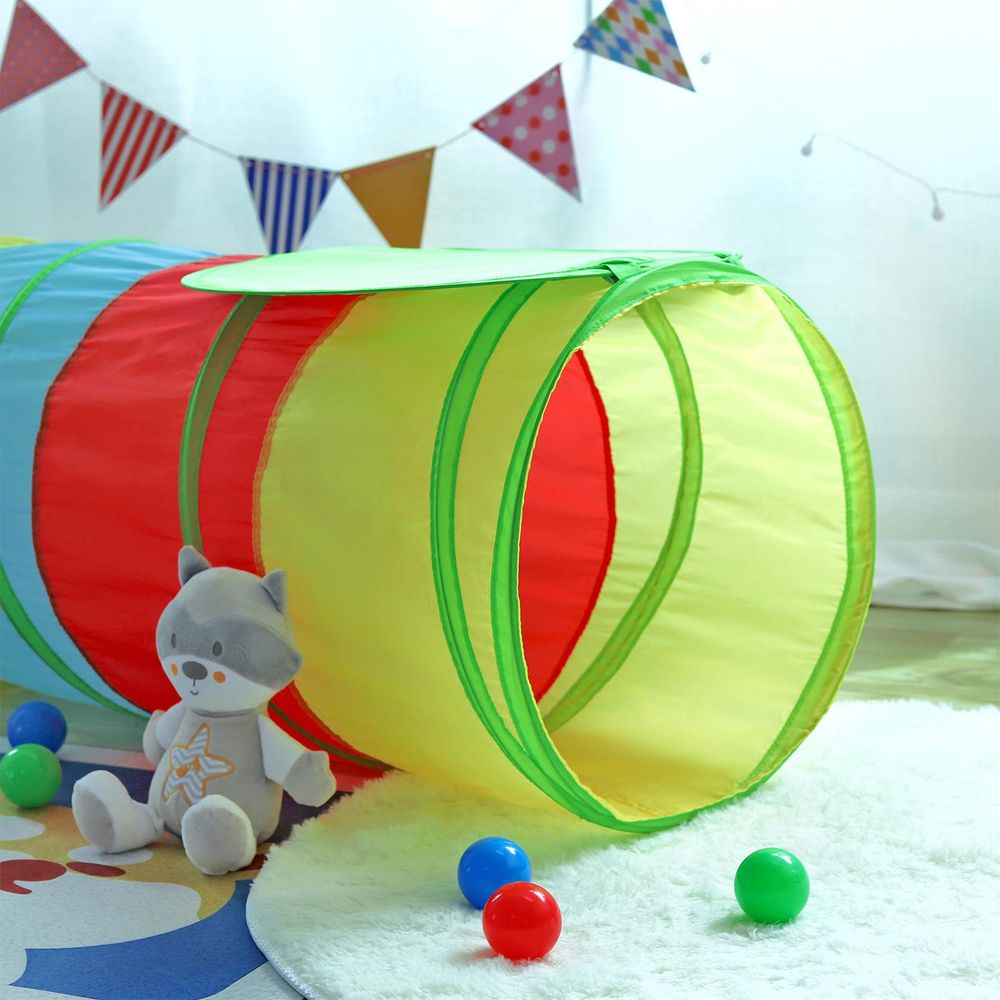 SOKA Play Tunnel: Multicoloured Pop Up Jungle Indoor/Outdoor Garden Tents for Kids - High Quality & Endless Fun