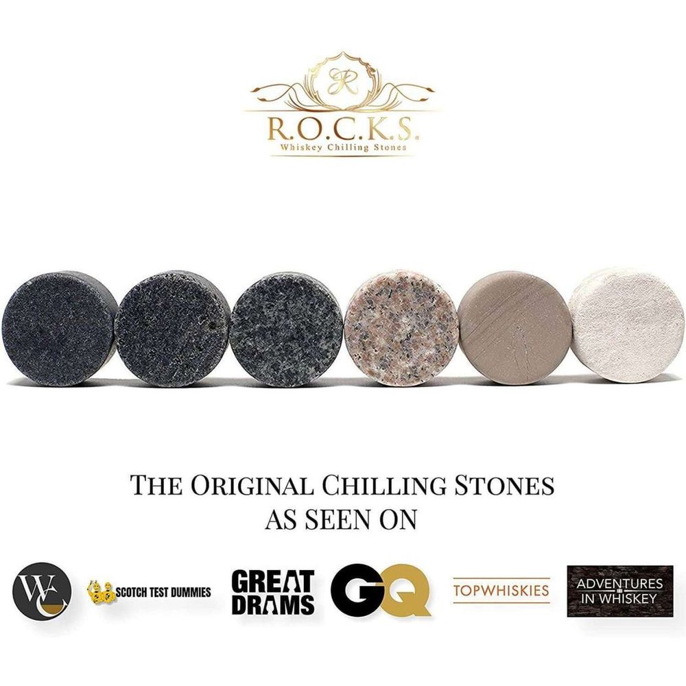 The Original Rocks - 6 whiskey stones