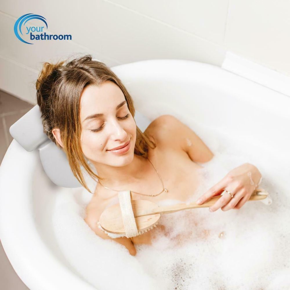 Ultimate Luxury Spa Bath Pillow - Waterproof, Non-Slip, Comfortable - Best Quality for Relaxation