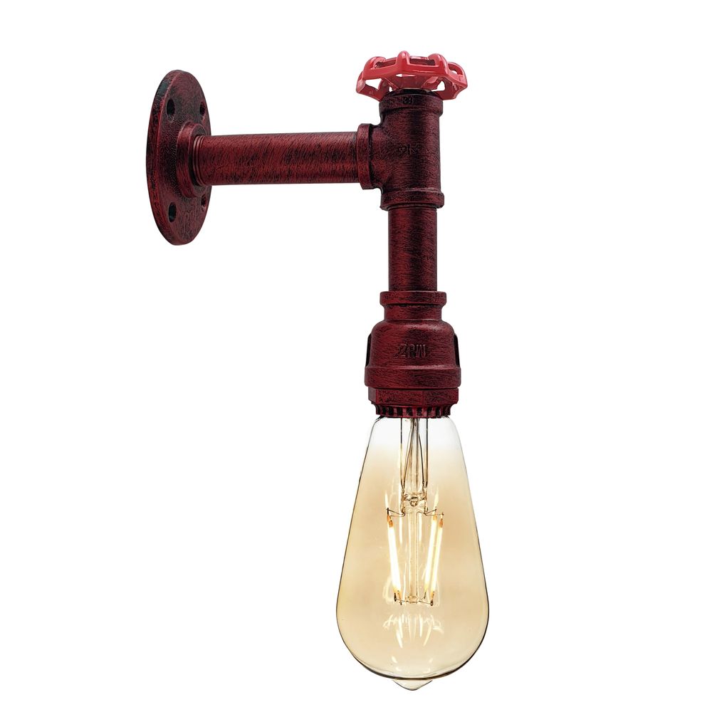 Vintage Industrial Retro  arm Water Pipe Valve Lamp E27 For Kitchen Restaurant