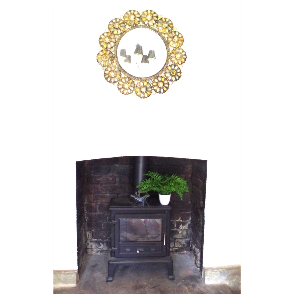 Realistic 30cm Artificial Potted Lady Fern - High Quality Foliage in Plastic Weighted Pot - Leaf Design UK