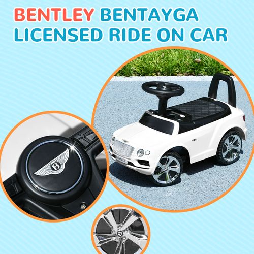 AIYAPLAY Bentley Licensed Ride on Car, Foot to Floor w/ Music Horn
