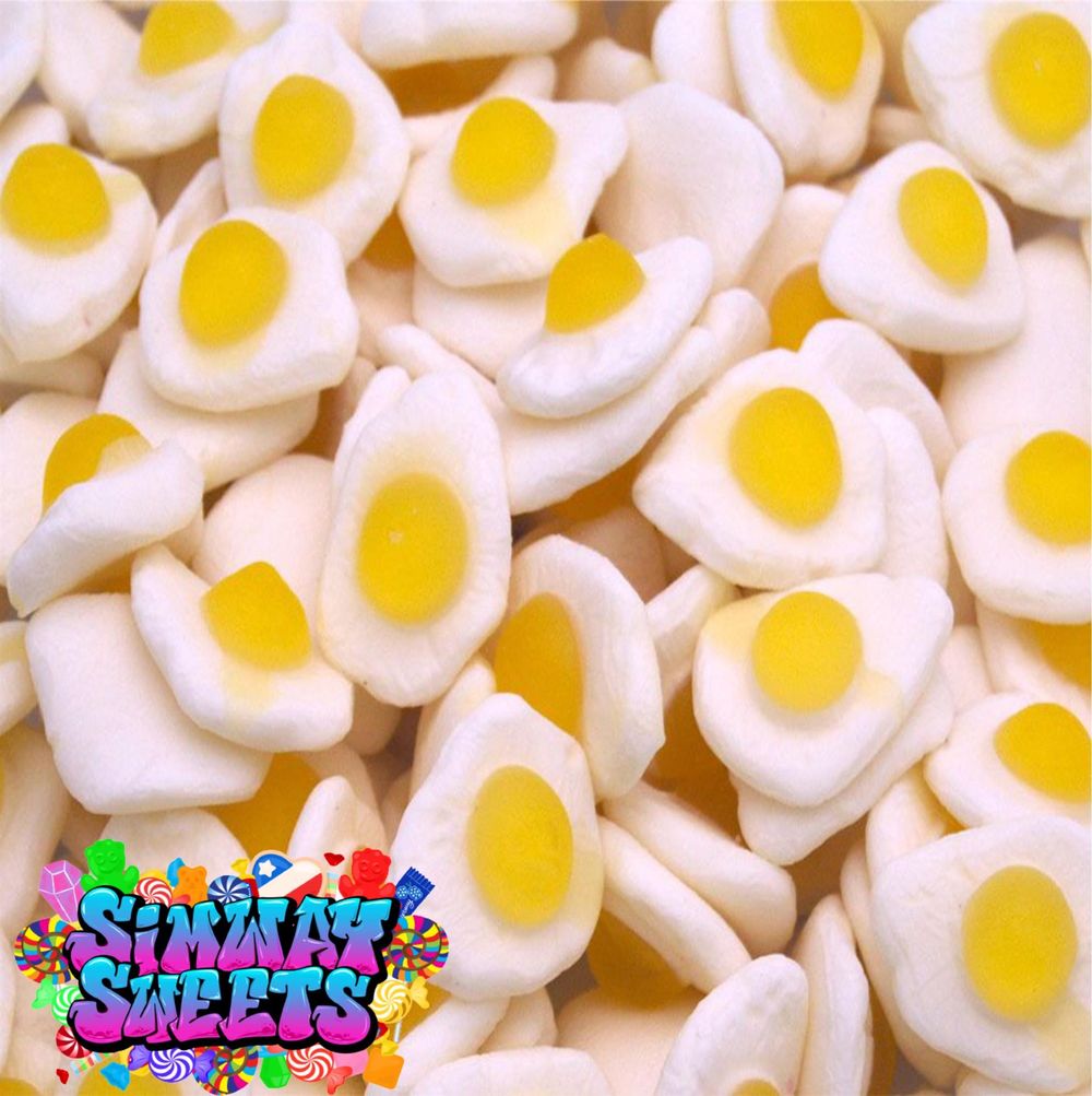 Fried Eggs Pick N Mix Sweets Candy Bulk Party Kids Wedding Favours