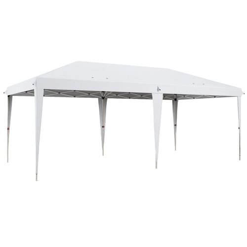 Outsunny 6 x 3(m) Pop Up Gazebo Patio Party Event Heavy Duty Canopy White