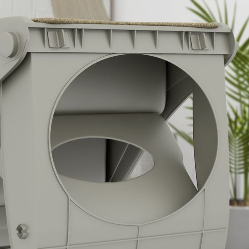 PawHut Foldable Pet Stairs 3 Steps with Non-slip Mats for Small Dogs