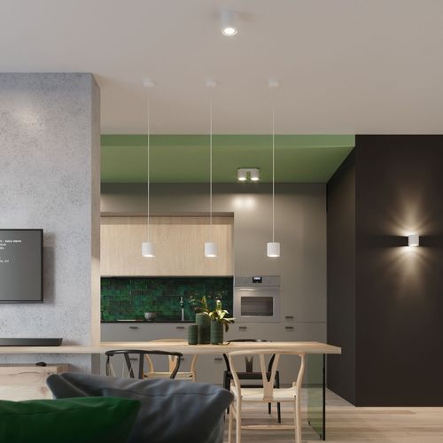 Pendant lamp aluminum Orbis modern Design GU10