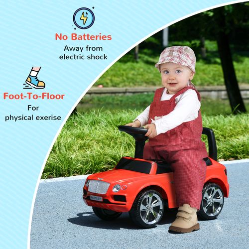 AIYAPLAY Bentley Licensed Ride on Car, Foot to Floor w/ Music Horn