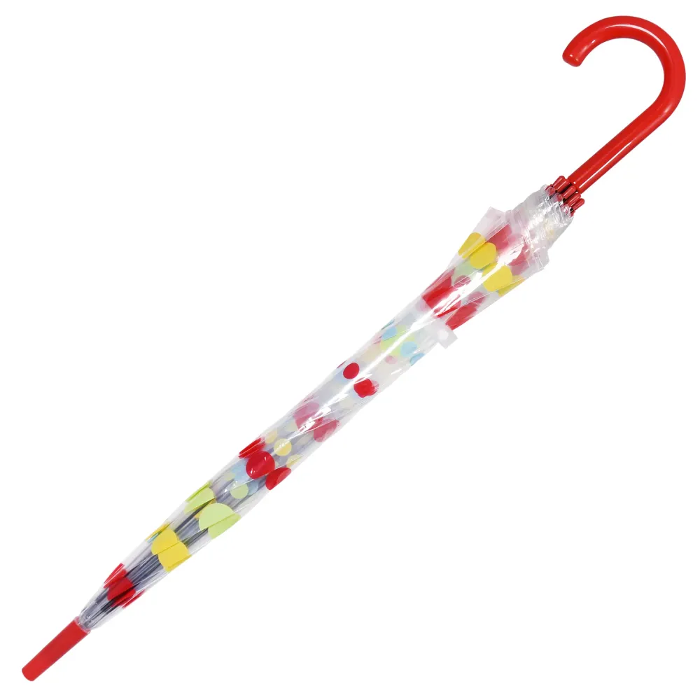 BBA Dome Umbrella PINK POLKA AS-12594
