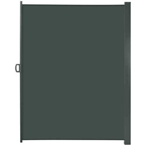 3x2M Retractable Side Awning Screen Fence Patio Privacy Divider Grey