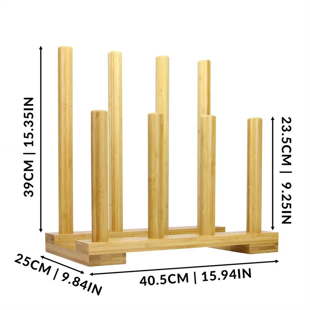 Bamboo Boot Rack | M&W - Keep Your Home Clean & Organized with this Stylish and Durable Shoe Storage Solution