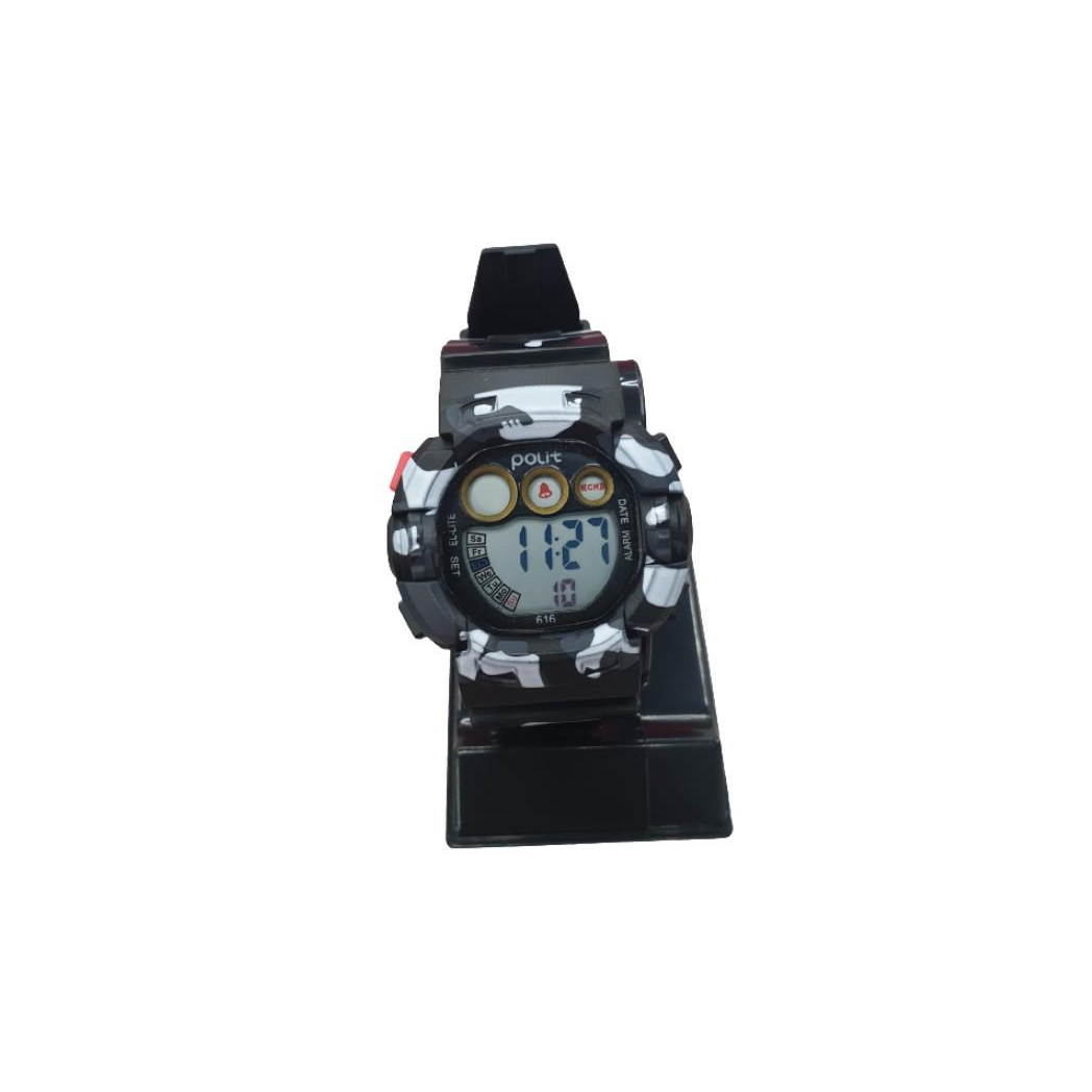 Polit Army Childrens Boys Sports Digital Waterproof Small Face assorted stlyes and colours varied watch