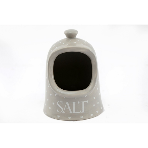 Heart Design Salt Pig