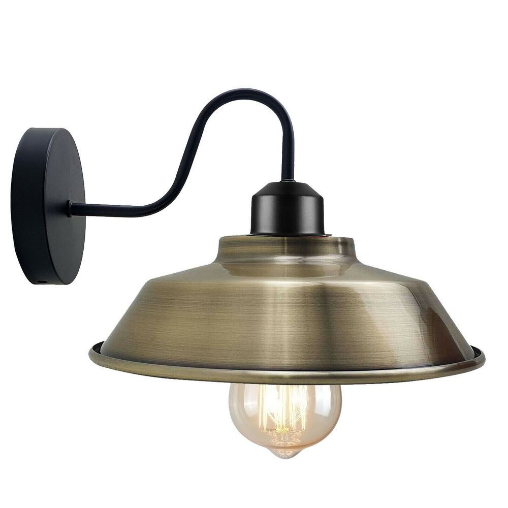 Rustic Industrial Adjustable Gooseneck Indoor Wall Sconce Light ~1186