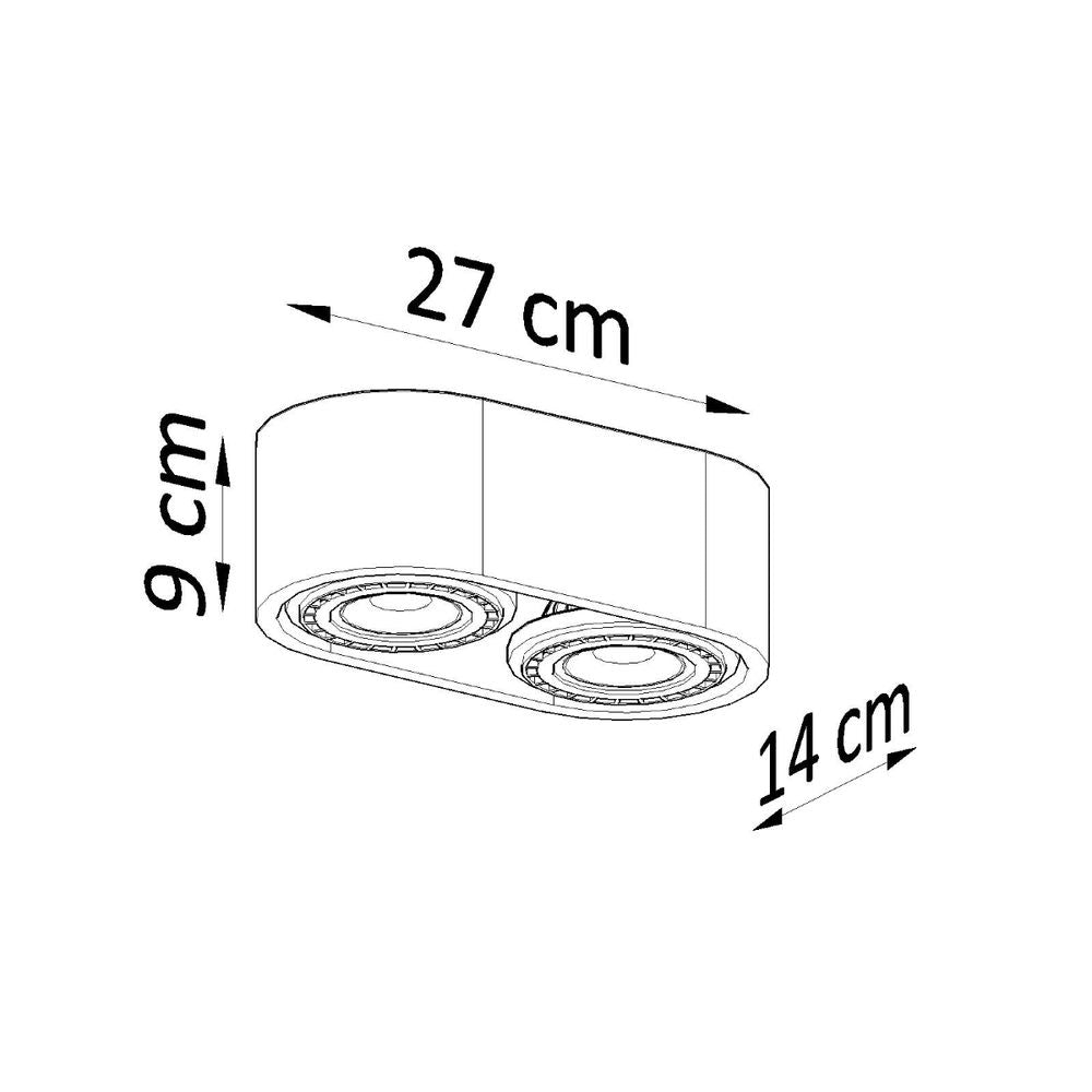 Premium Concrete Ceiling Lamp - Industrial Design GU10 - High Quality