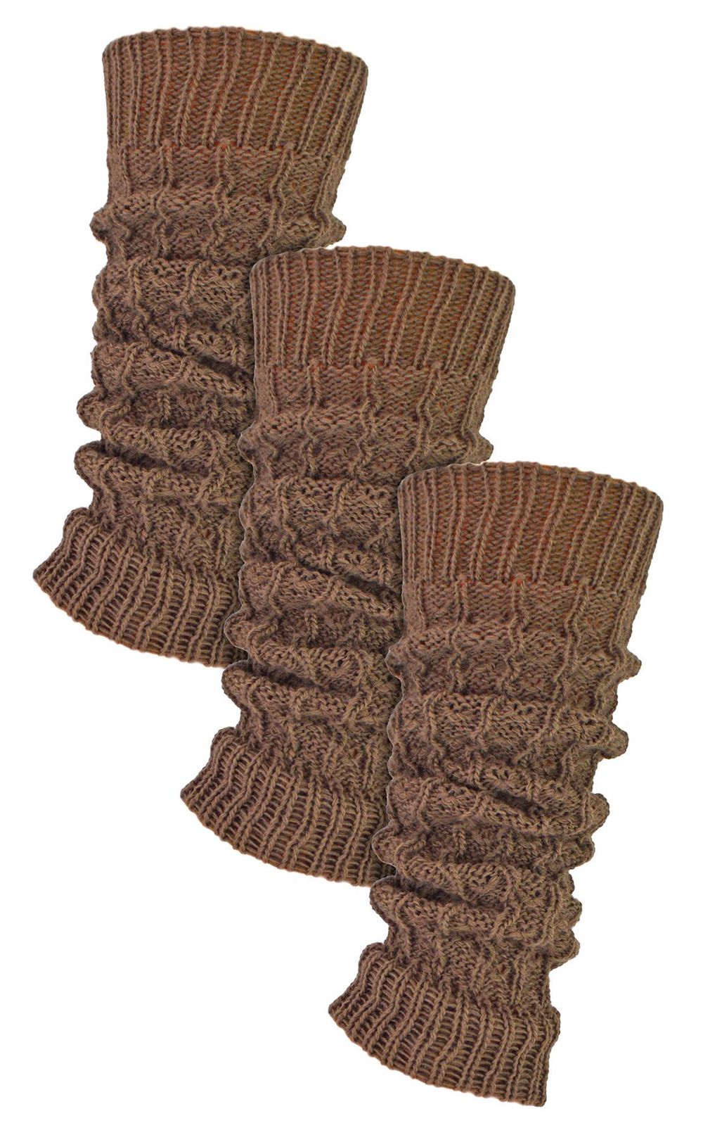 Sock Snob - Ladies 3 Pack Chunky Leg Warmers