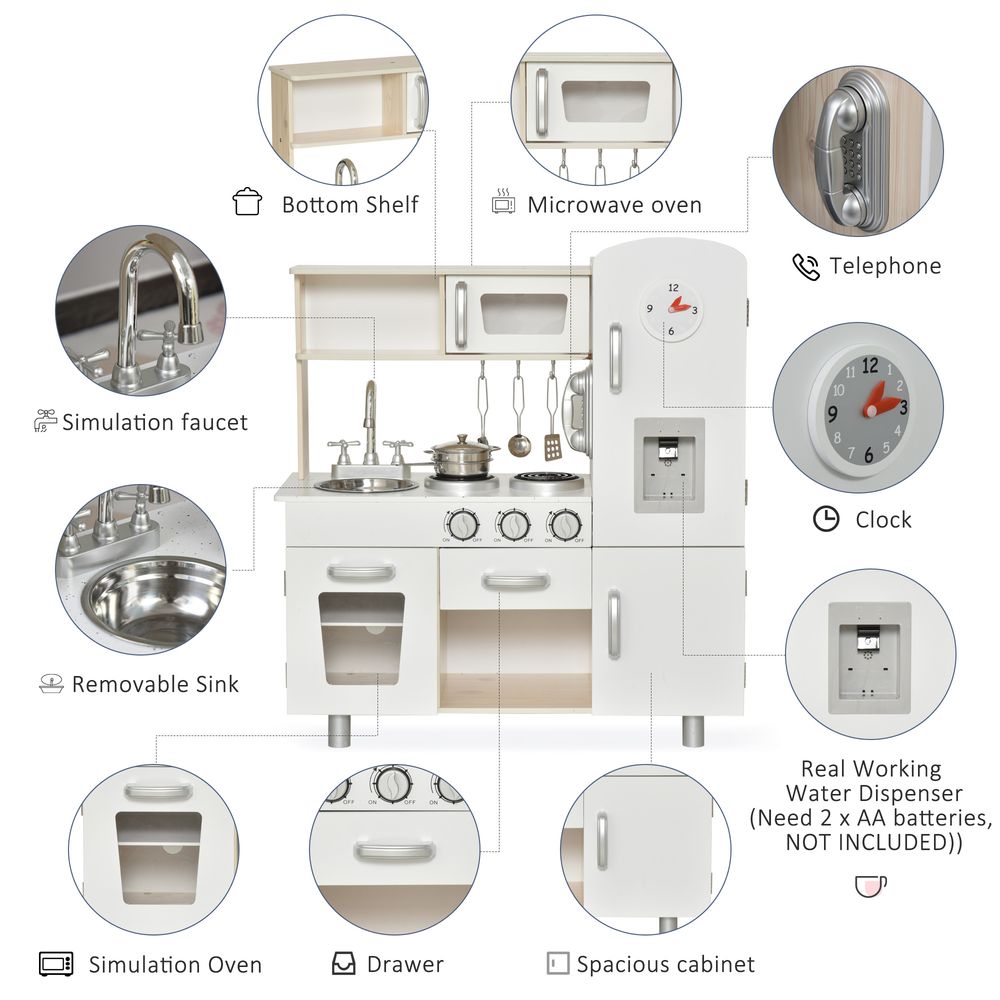 Premium Kitchen Playset + Accessories for Imaginative Pretend Cooking | High-Quality | Educational & Fun | Ages 3+ | Easy Assembly