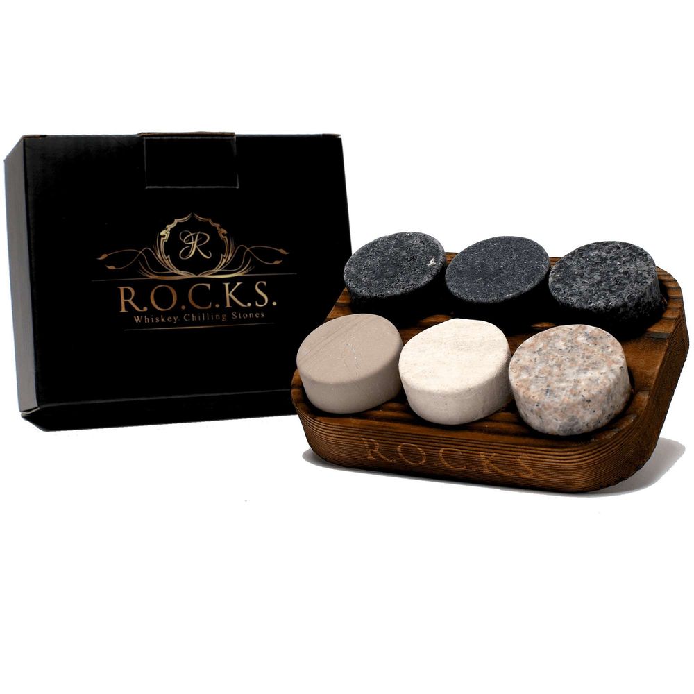The Original Rocks - 6 whiskey stones