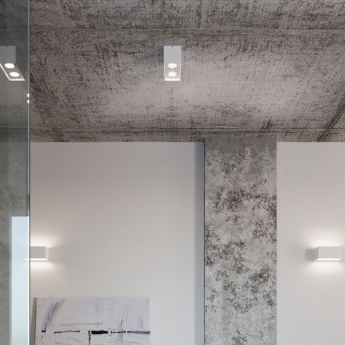 Wall lamp aluminum Quad modern Design G9